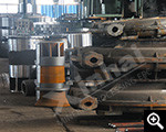 Semi-finished products in production plant