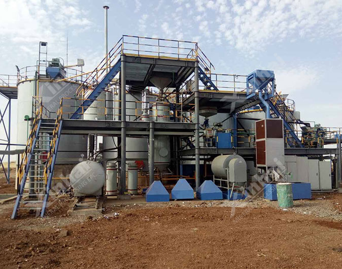 Sudan 300t/d Gold Mineral Processing Plant